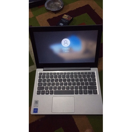 Laptop Lenovo Ideapad 120S-11IAP RAM 2GB HDD 500GB 11inc Mulus No Minus Kelengkapan Tas-Unit-Charger