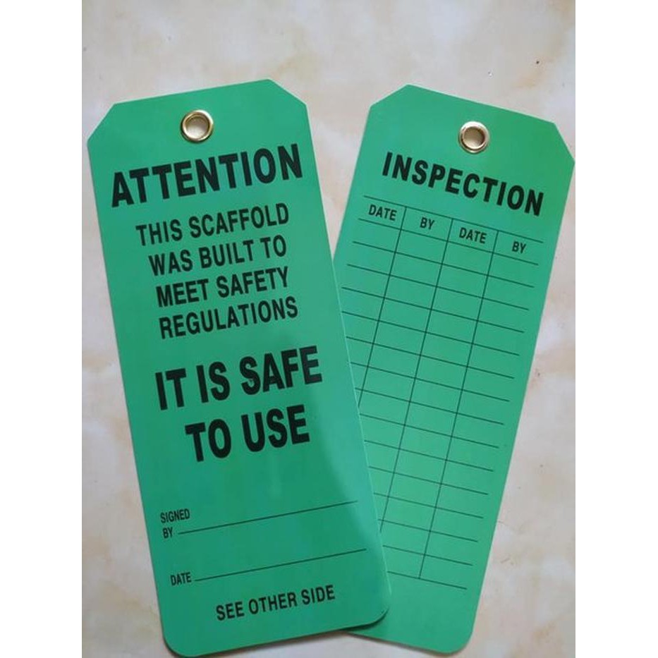 

OK Scaffold Tag