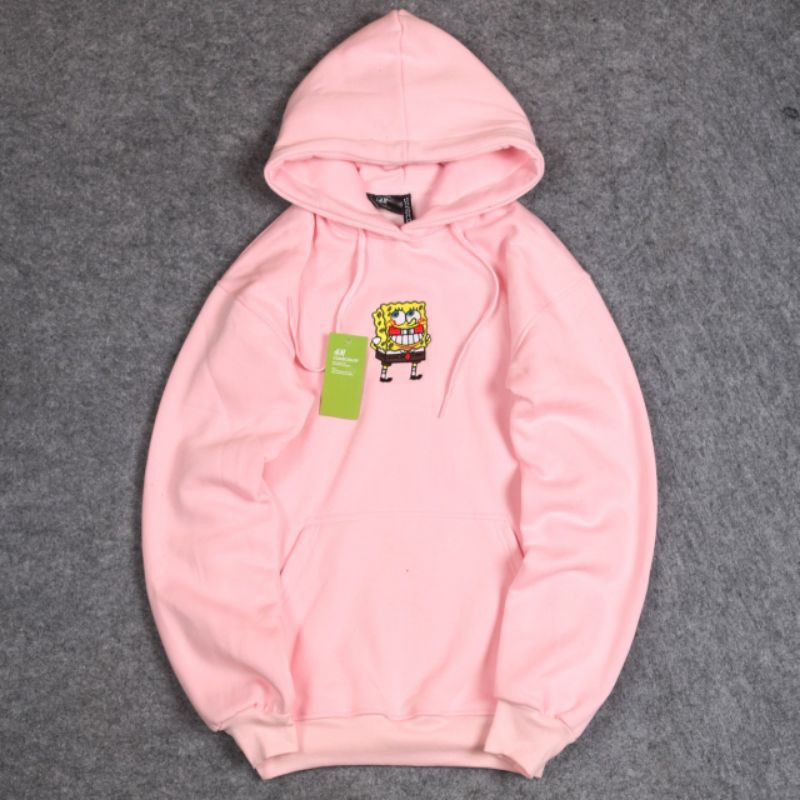 JAKET SWEATER HOODIE HnM SPONGEBOB SMALL UNISEX PREMIUM QUALITY