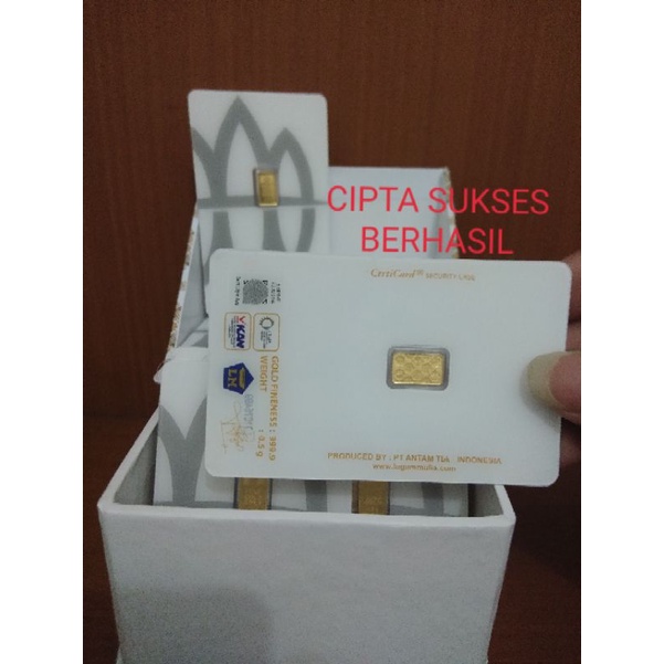 EMAS LM ANTAM BATANGAN 0.5 GRAM ASLI