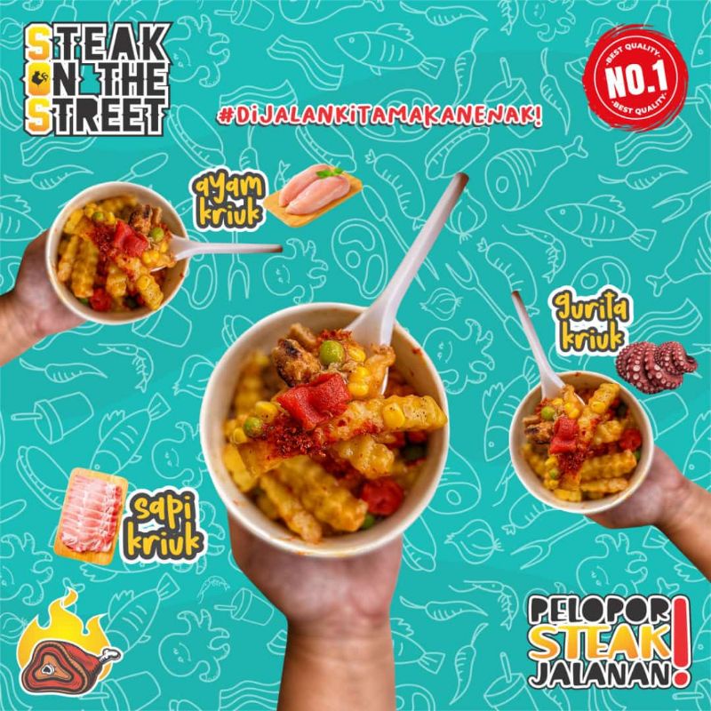 PAKET BISNIS FRANCHISE STEAK ON THE STREET 6jt