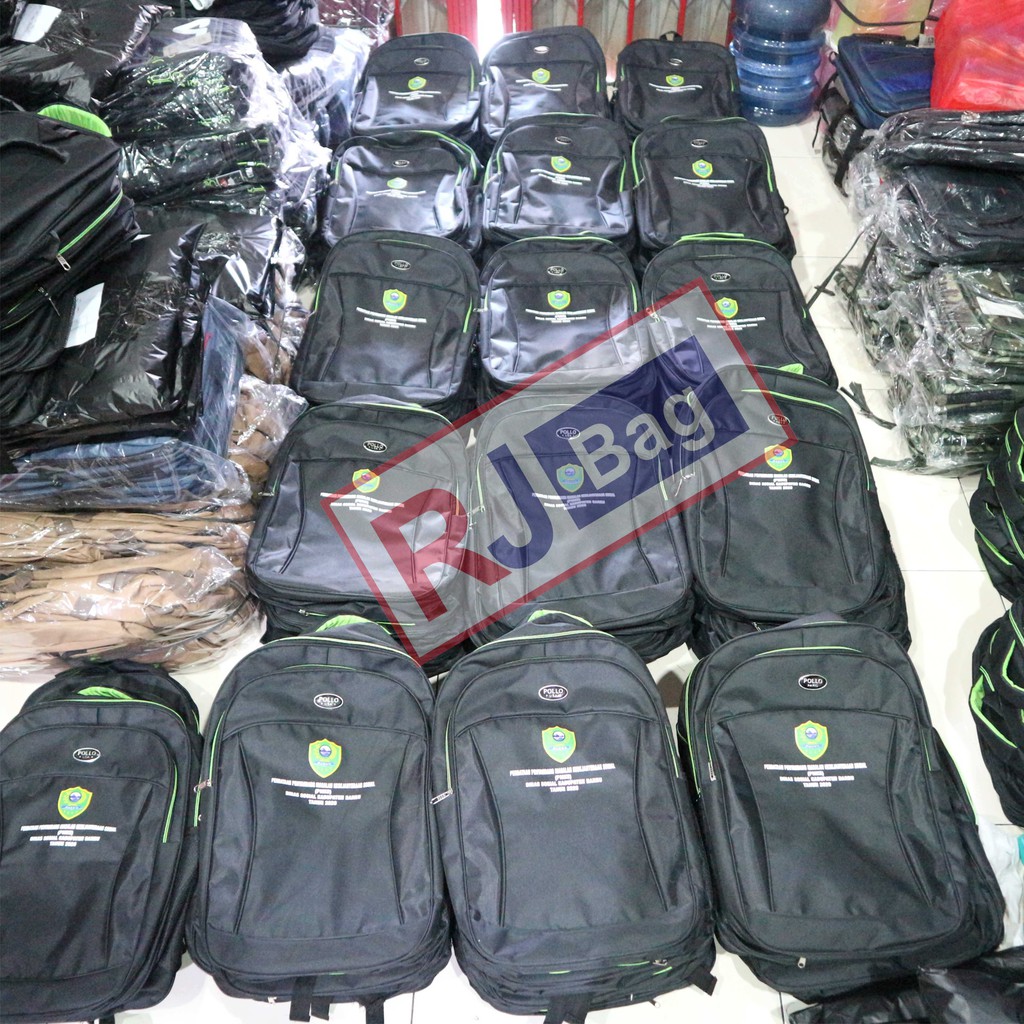 Grosir Tas Murah Seminar Sablon Jual Tas Ransel Kerja Dinas Sosial Tas Polo Hijau Besar Ransel Kerja Diklat Terbagus Berkualitas Keren Tas Gendong Souvenir