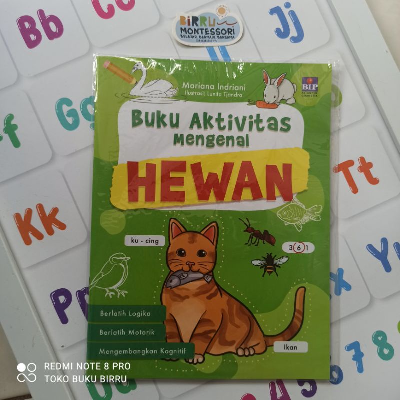 buku aktivitas mengenal hewan - buku BIP