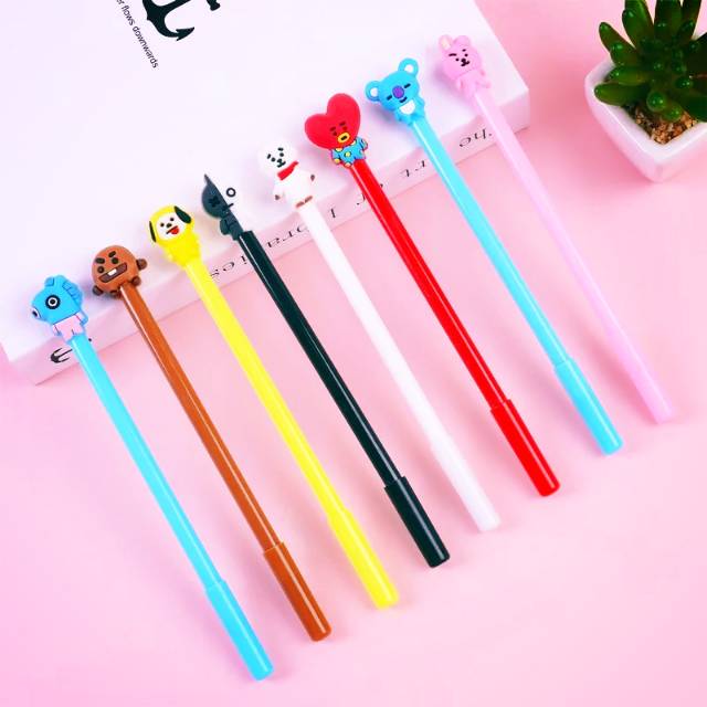 

HADIAH GRATIS !! PULPEN karakter Lucu BT21 bangtan