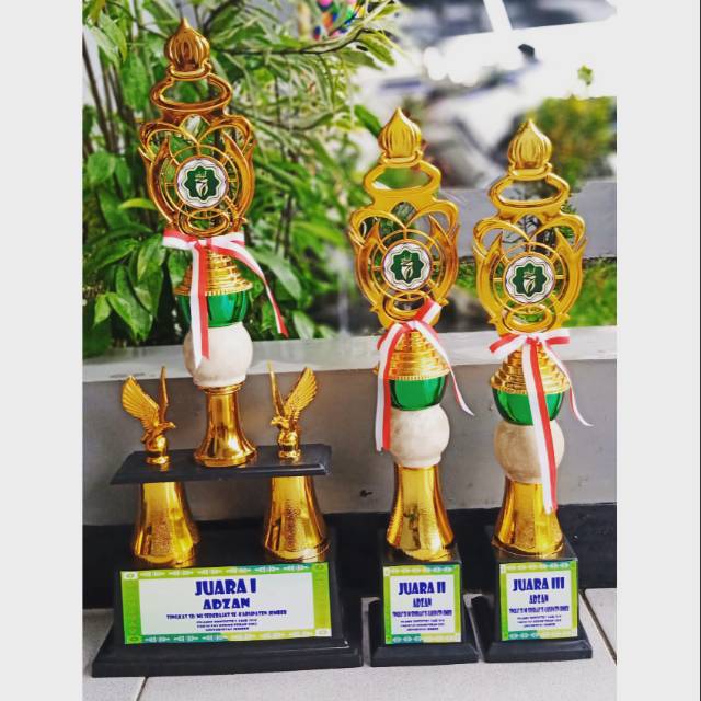 Piala Set juara 123 piala murah piala marmer | Shopee ...