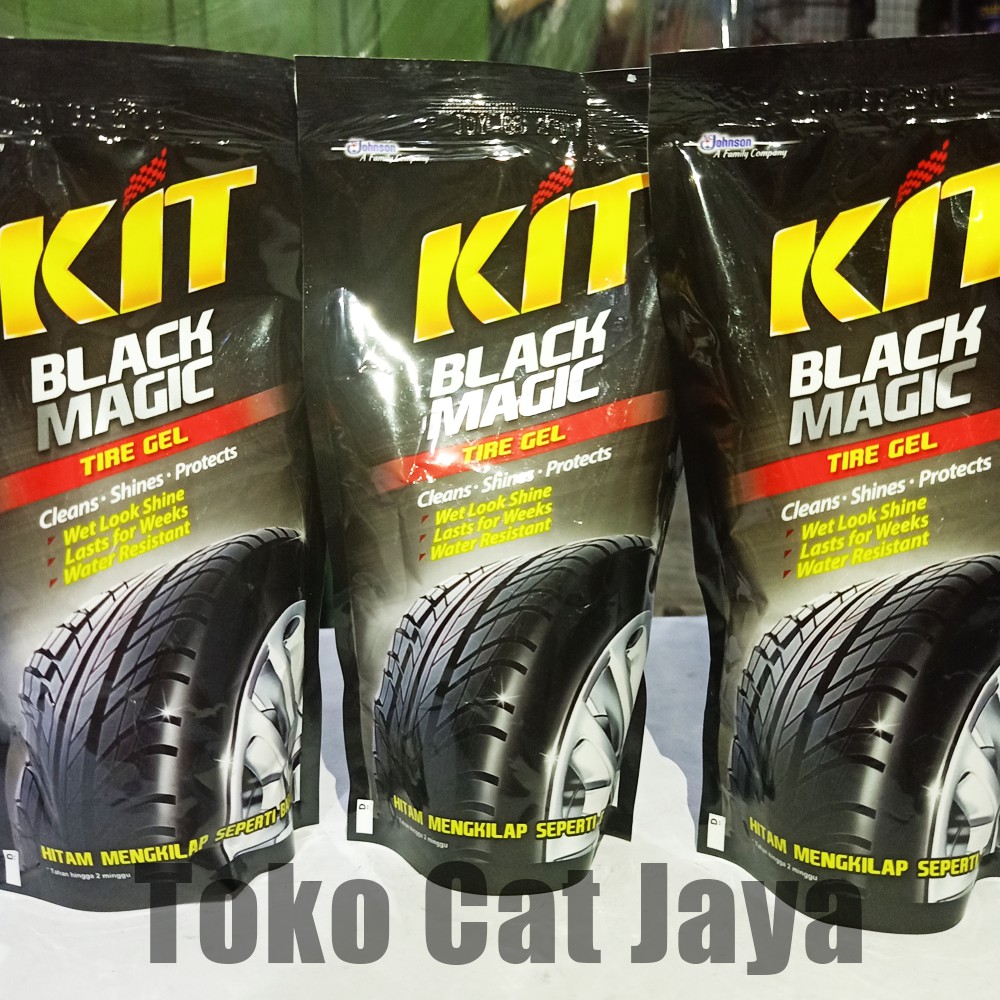 KIT BLACK MAGIC TIRE GEL / Semir Ban 200 ml