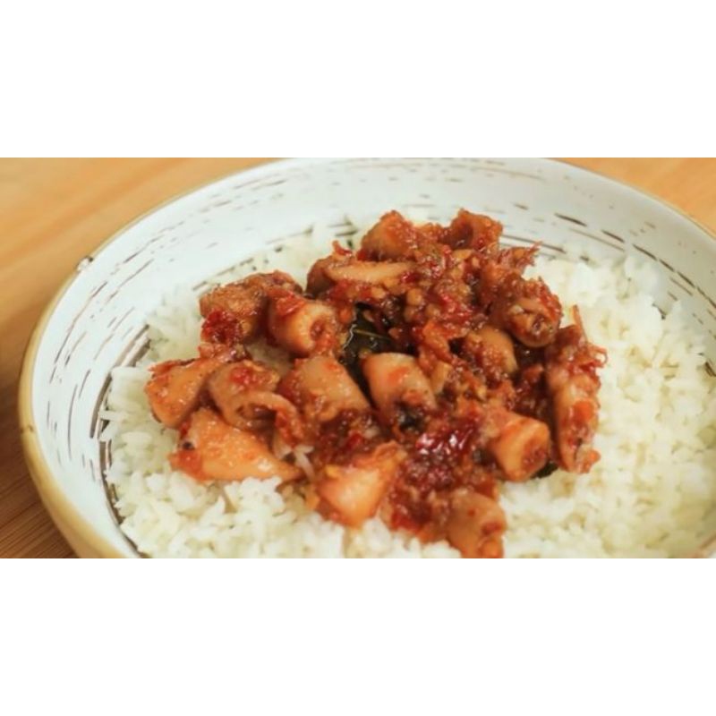 

LAKU Sambal baby cumi 150gr homemade tanpa pengawet Halal