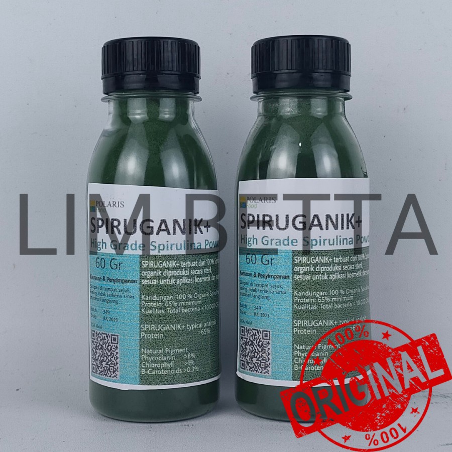 (60 Gr) SPIRUGANIK + 60 GRAM / SPIRULINA SPIRUGANIK +