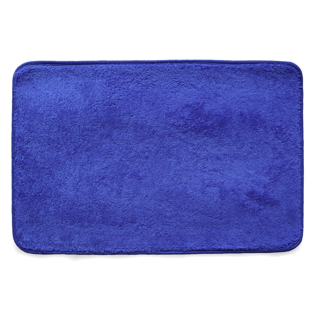 Keset Bulu Microfiber Anti Licin 40 x 60 cm-Blue