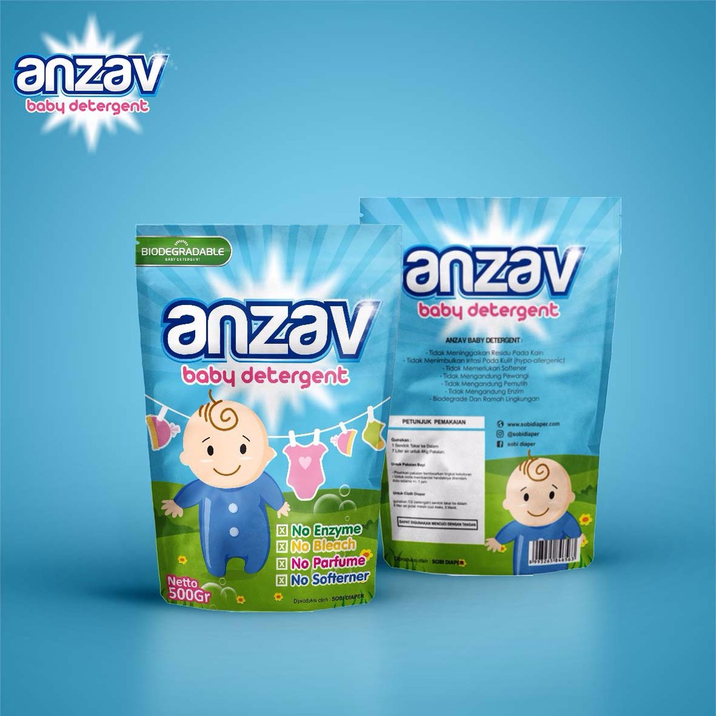 Detergent clodi cloth diaper Ansav Deterjen