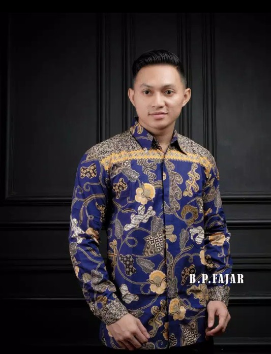 Bswart Batik Hrb026 Kenongo Hem Pendek Padi Pekalongan M L Xl Batik Pria Murah Modern Grosir