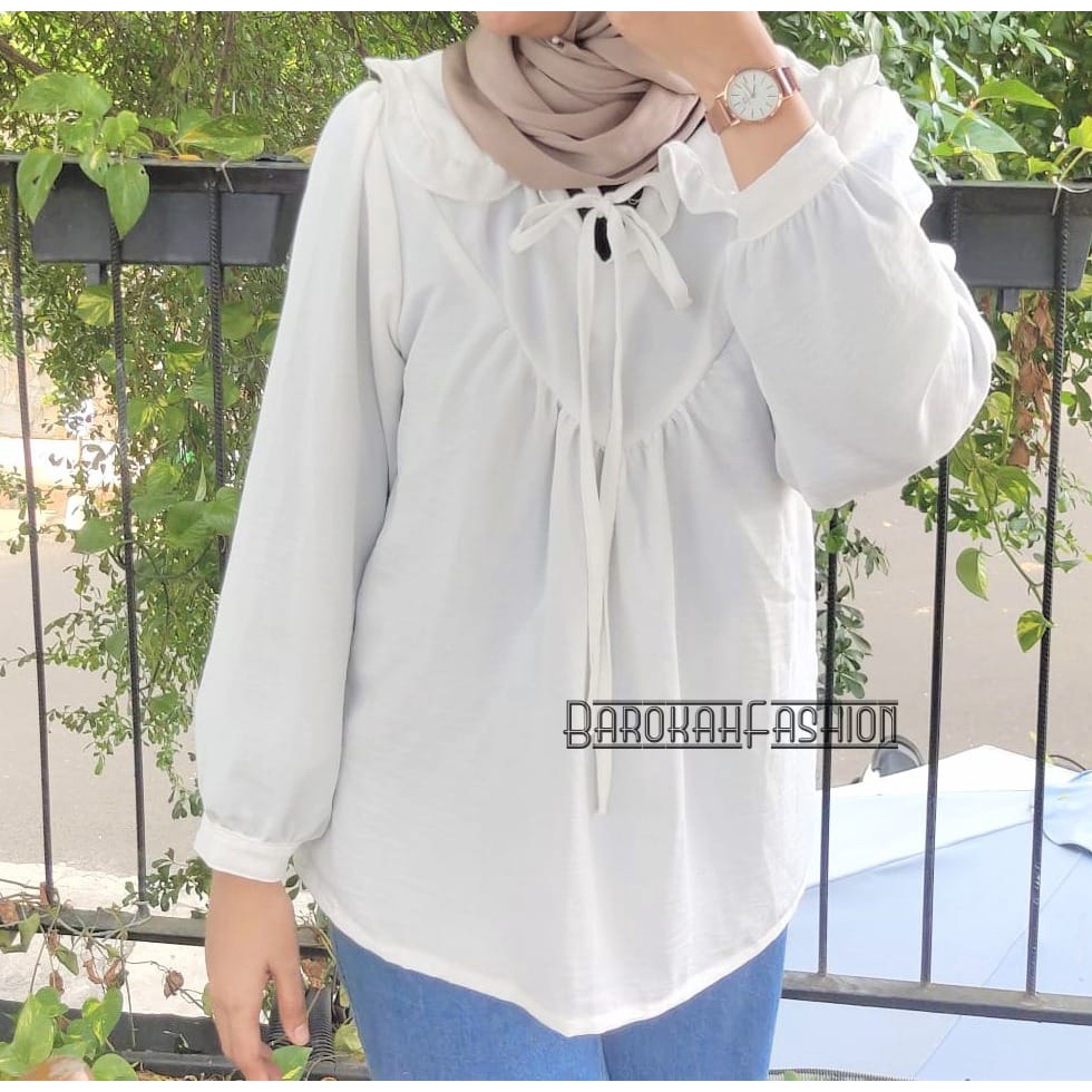 DELOFA BLOUSE/BLOUSE WANITA/BLOUSE CRINKLE/BLOUSE