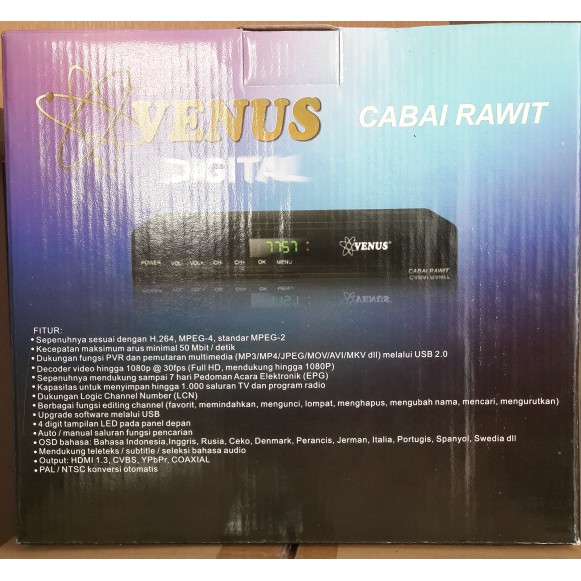 Promo Set Top Box DVB-T2 VENUS BRIO Murah Banget