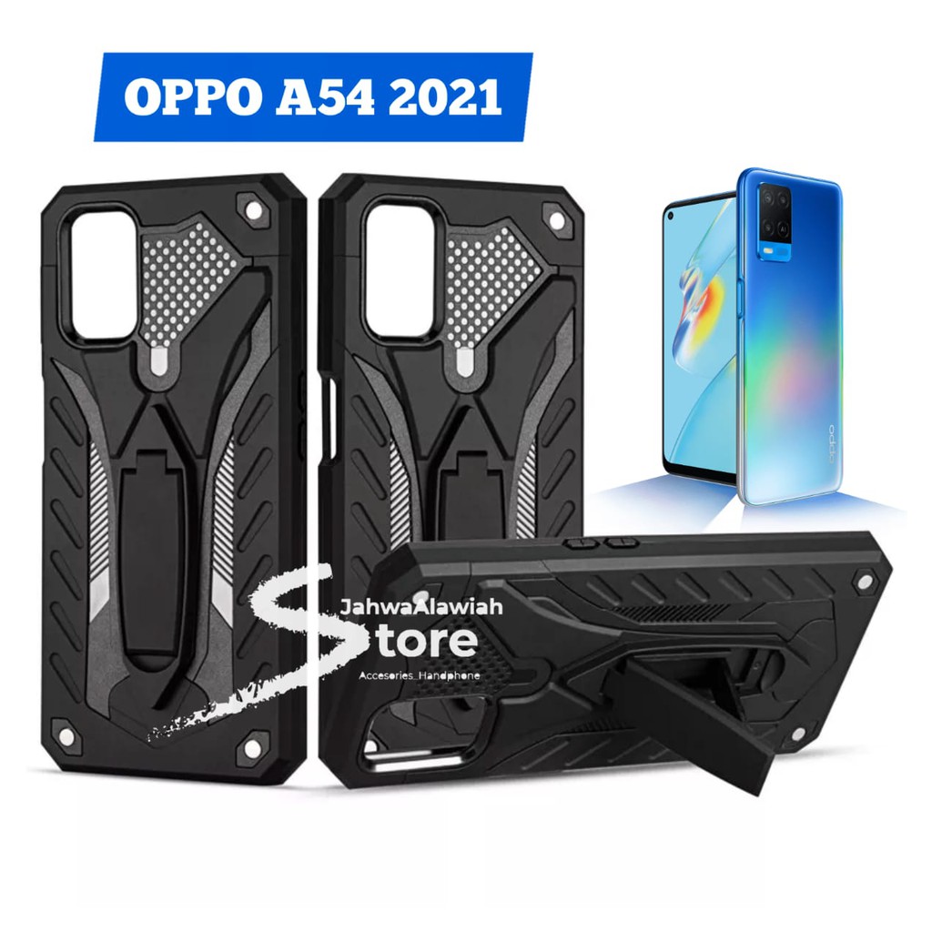 OPPO A54 2021 casing standing robot transformers cover handphone