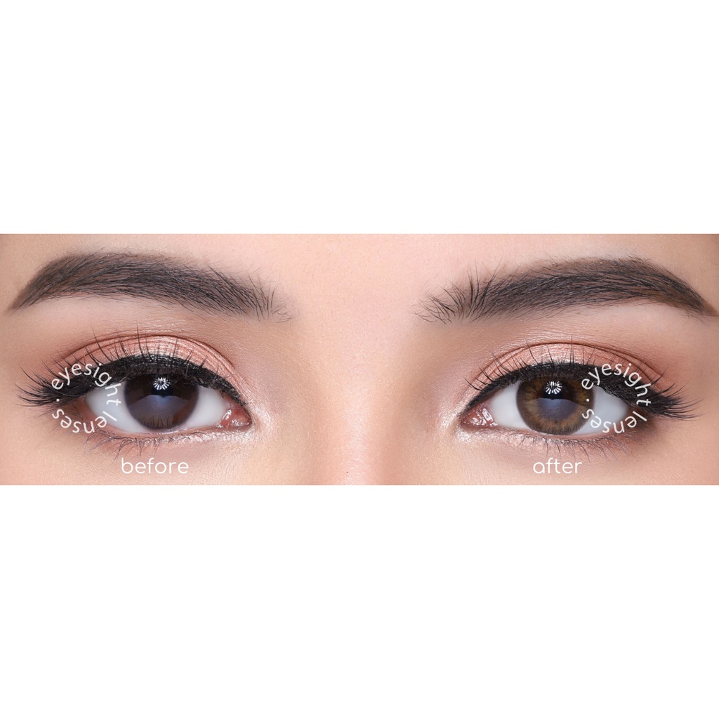 EYESIGHT LENSES Softlens Princess Spanish Circle Brown (2pcs/sepasang)