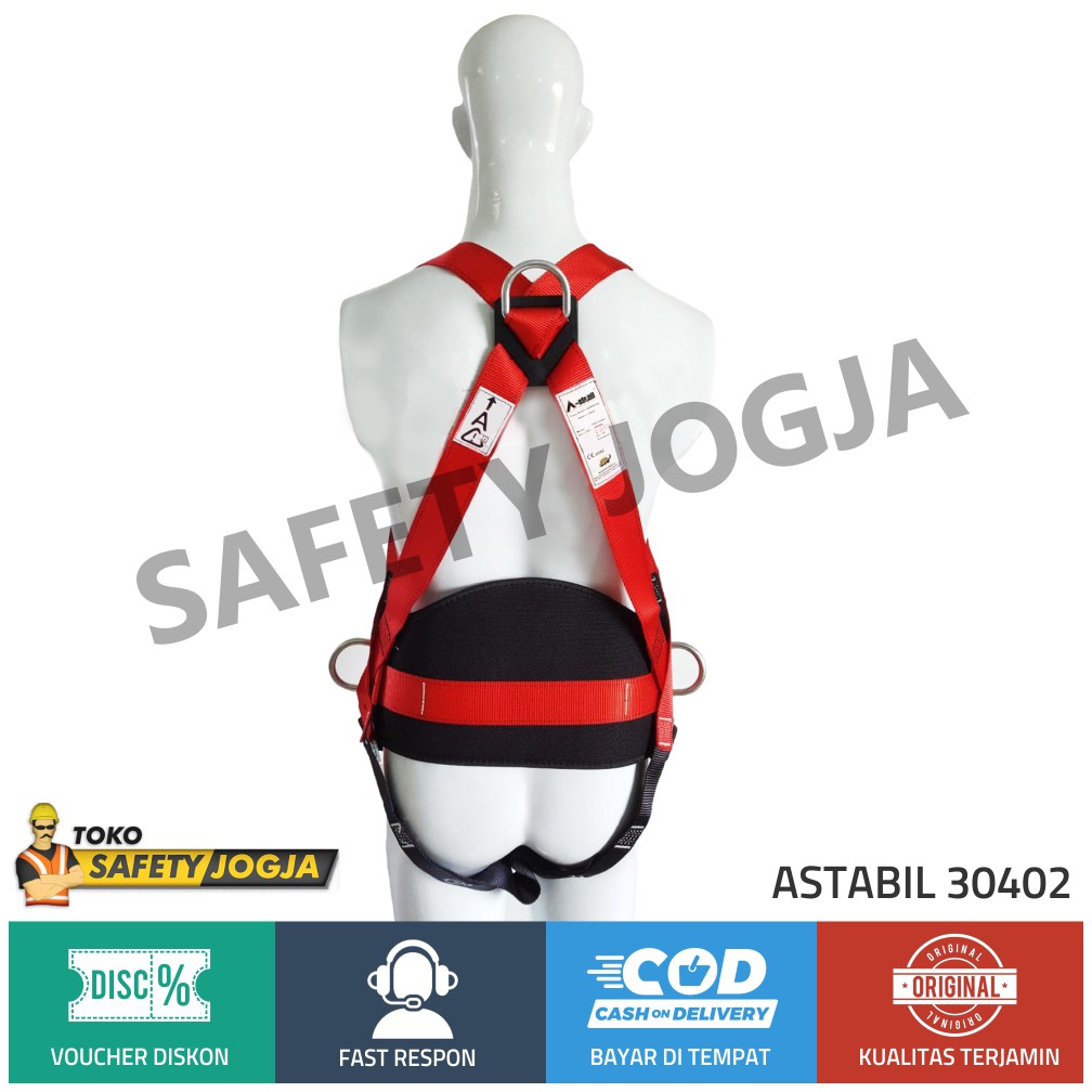 Sabuk Panjat Tebing Tower / FULL BODY HARNESS ASTABIL 30402 - ALAT KESELAMATAN SAFETY BELT