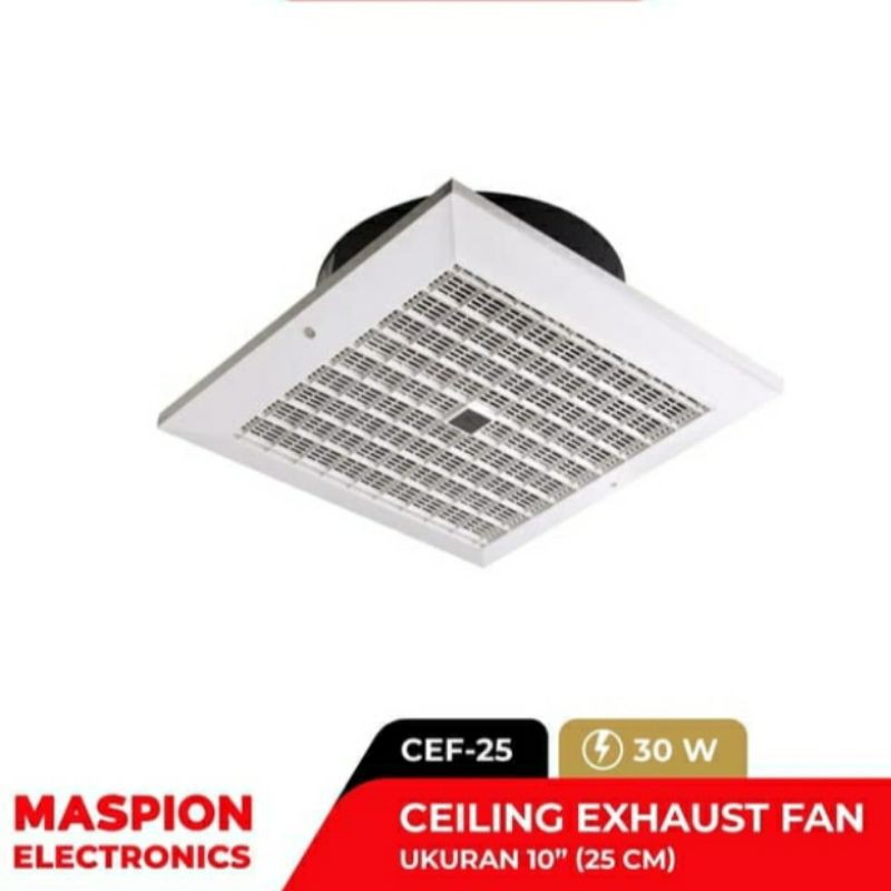Ceiling Exhaust Fan Maspion CEF-25 / Kipas Angin Hisap Maspion CEF25 CEF 25 CEF-25