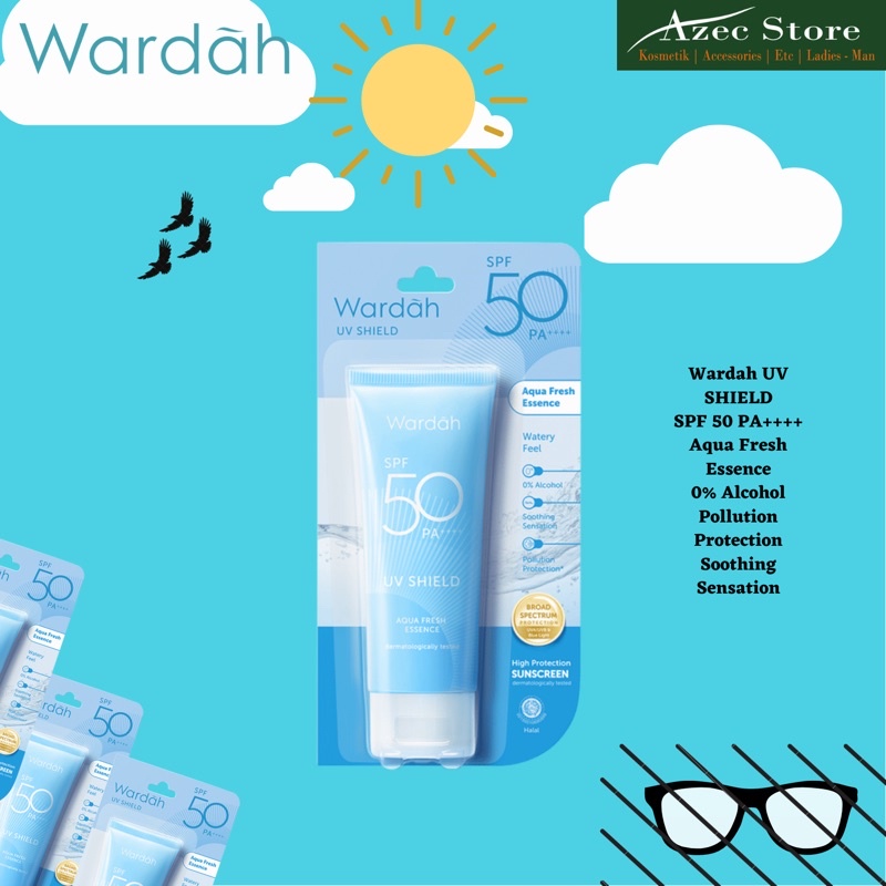 WARDAH UV Shield SPF 50 PA++++ Aqua Fresh Essence