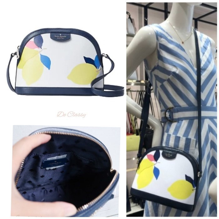Tas KS Sylvia XL dome crossbody lemon zest sz 23x18x9cm
