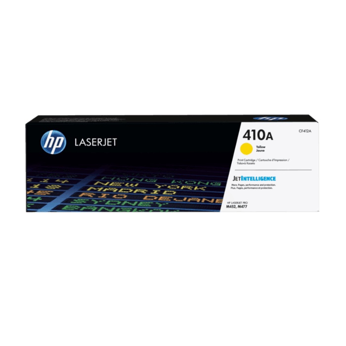 Toner HP 410A Yellow Original LaserJet Cartridge - CF412A