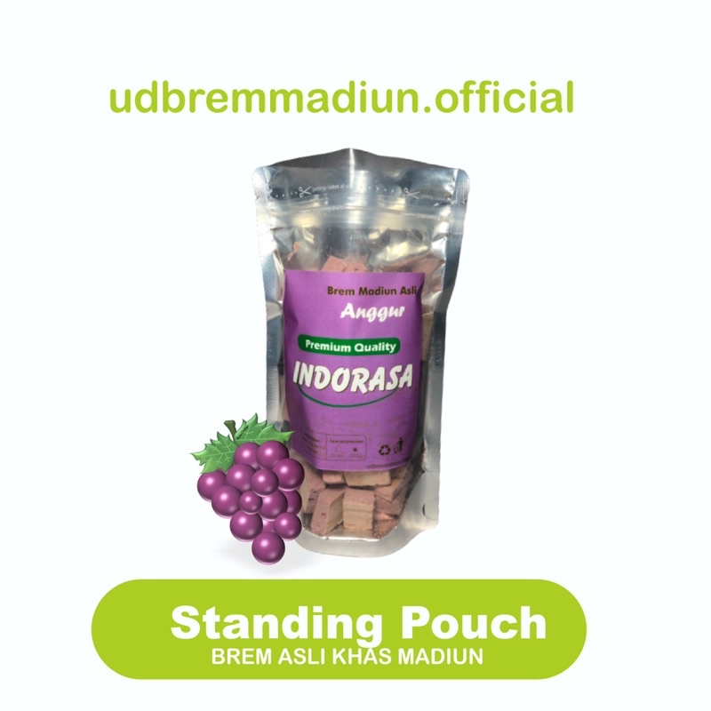 

Brem INDORASA Mix Flavour aroma Anggur Standing Pouch