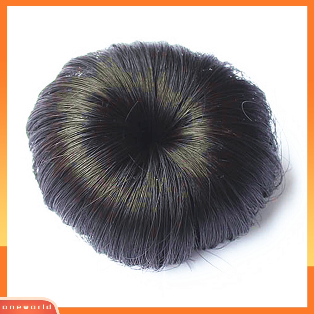 (ONWO) Wig / Rambut Palsu Model Sanggul / Cepol / Donat / Chignon Untuk Anak Perempuan