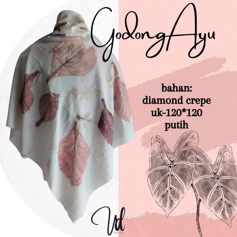 Ecoprint Jilbab