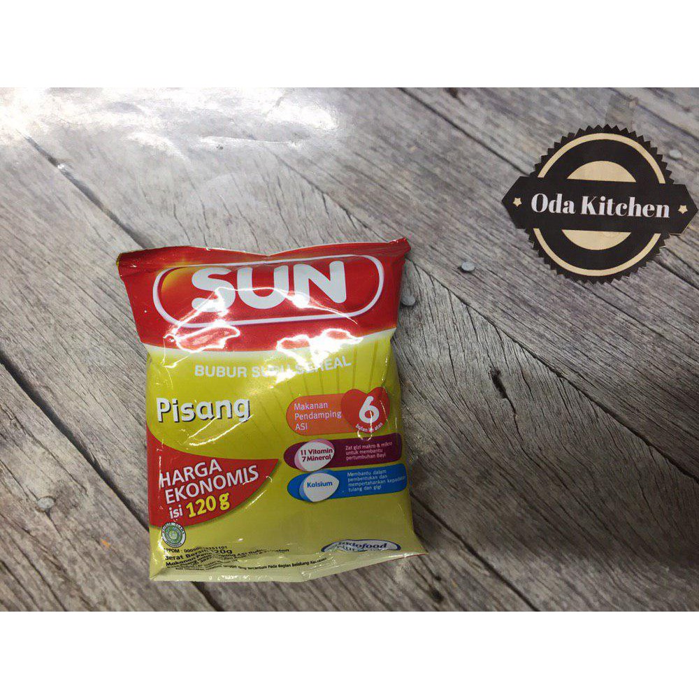 SUN BUBUR EKONOMIS PISANG PACK 120gr