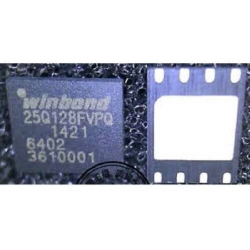 IC BIOS WINBOND W25Q128FVPQ 25Q128FVPQ 3V 16MB