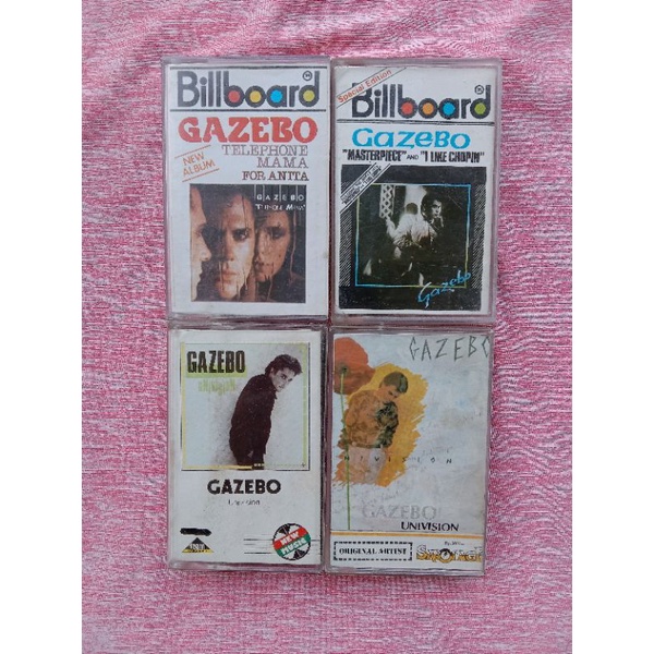 Kaset pita Gazebo sepaket (band new wave, synth pop)