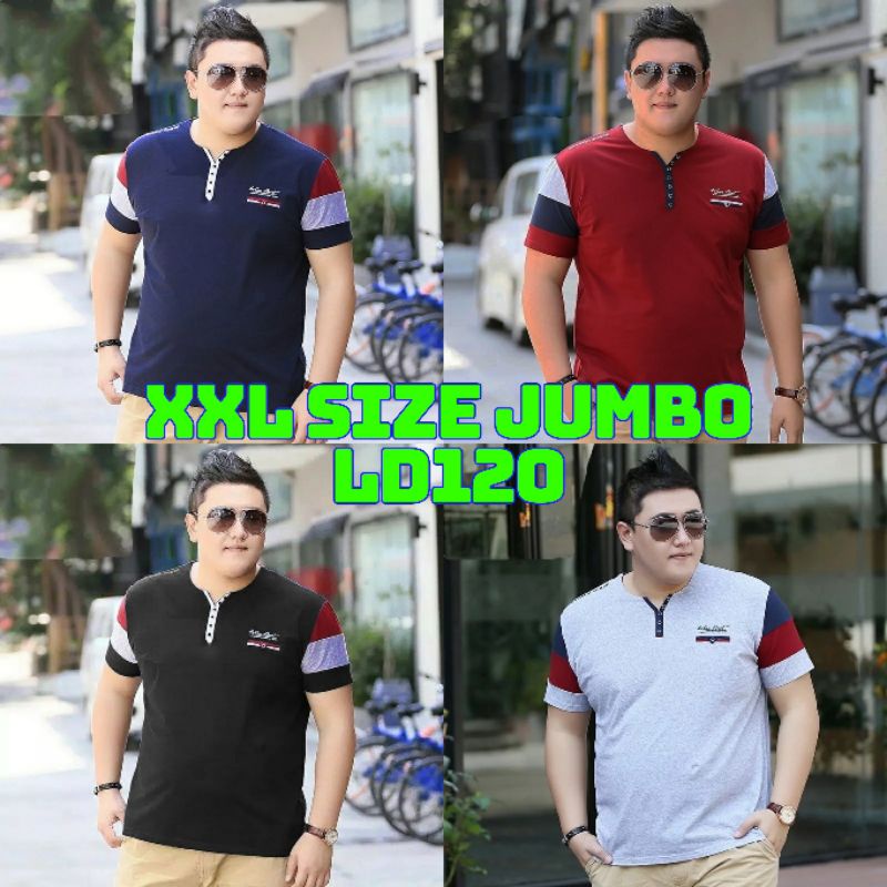 KAOS POLO SHIRT PRIA SHIRT JUMBO BIG SIZE KAOS JUMBO XXL VOGUE FASHION PRIA PE