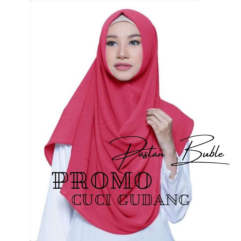 Pashmina instant Buble Crepe