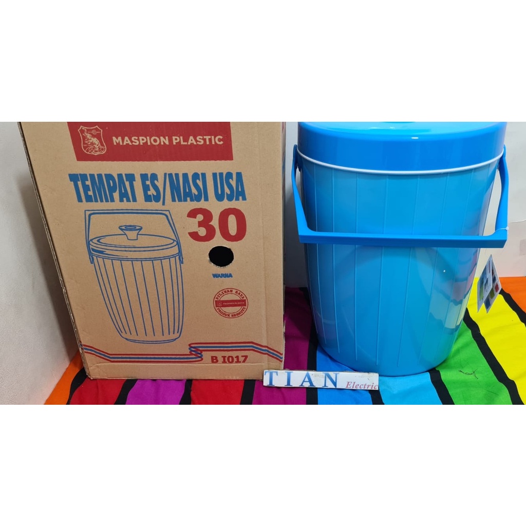 MASPION B-I017 Ice - Rice Bucket USA / Tempat Es - Nasi Usa 30 Liter