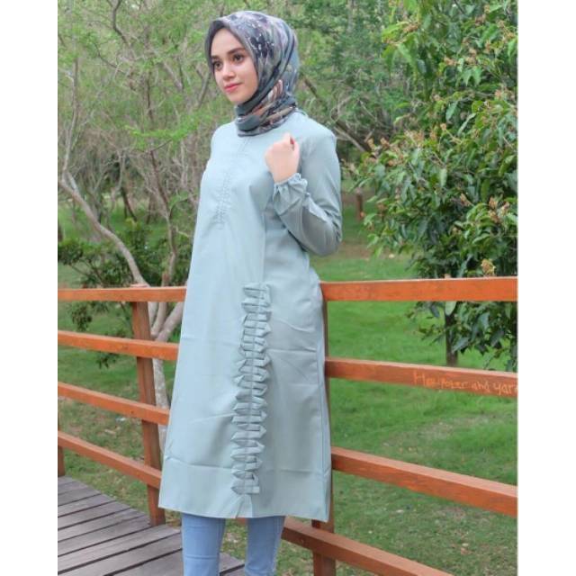 Boom SALE Zea tunik Tosca Hijau BY Radwah