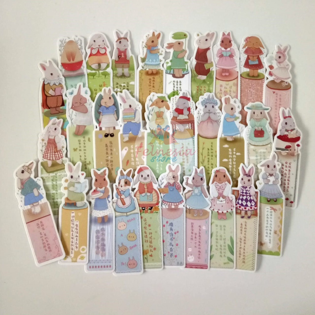 

Pembatas Buku / Bookmark Kelinci