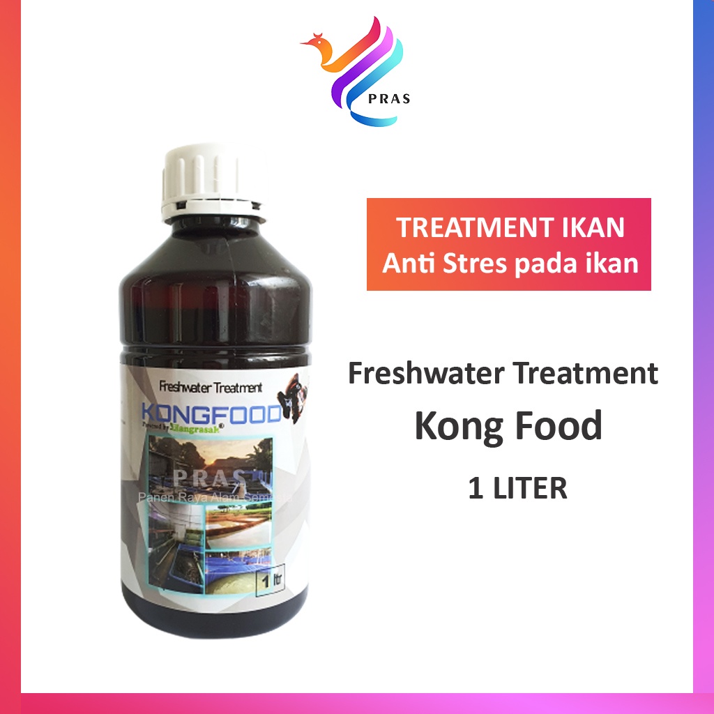 WATER TREATMENT IKAN KONG FOOD | PROBIOTIK IKAN | 1 LITER