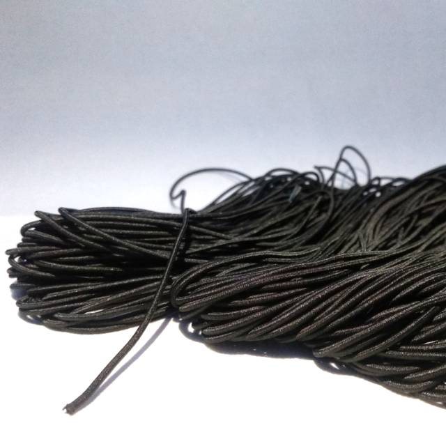 Tali masker bulat tali elastis bulat tali kolor untuk masker kain bulat elastik