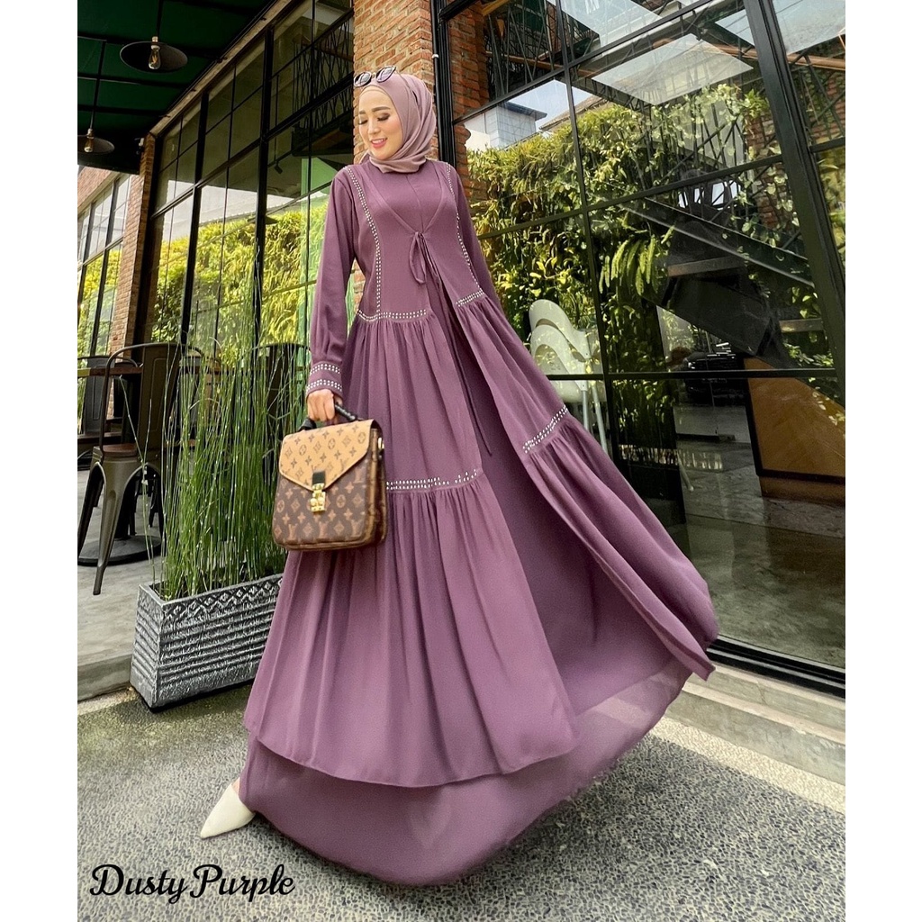 Original GLAMZ Dress Kiran (seri A) (seri B) / Fashion Muslim Gamis