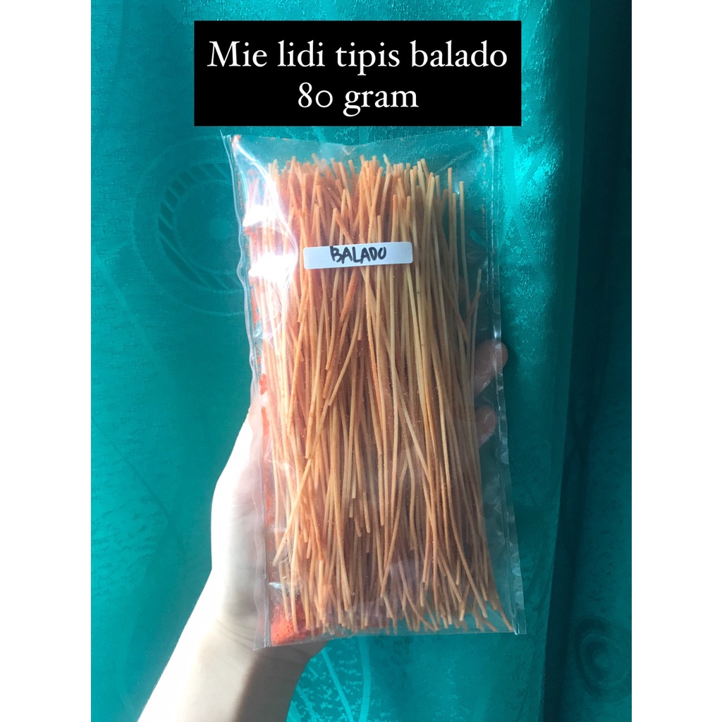 

MIE LIDI TIPIS BALADO | MIE LIDI JAJANAN KECIL SNACKY MEDAN MIE SAPU LIDI KERIPIK MIE KERUPUK MIE SNACKY MEDAN SNACK LIDI TERMURAH CEMILAN MEDAN