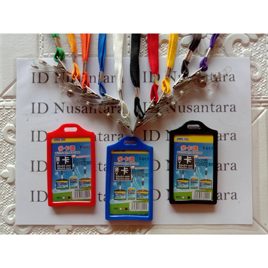 

Paket Tali Jepit Besi + Casing ID Card Karet 2 Sisi T017