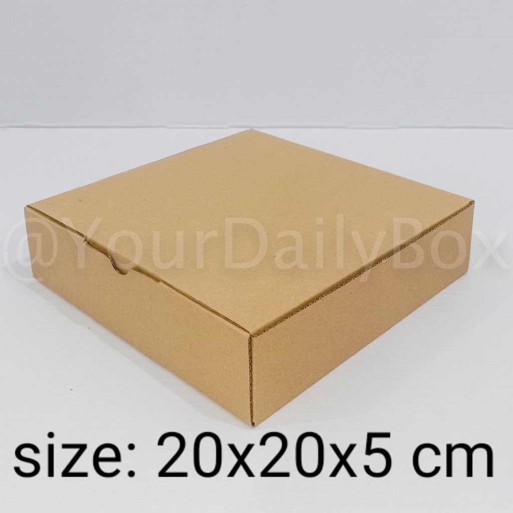

[isi 10 pcs] Kardus Dus uk 20x20x5 cm Kotak Packing Diecut / DUS MURAH, KOKOH, HEMAT