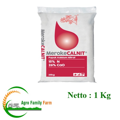Pupuk Calnit Calsium Nitrat Meroke 1 kg