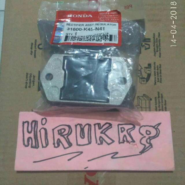 31600-K45-N41 HGP AHM 100% REGULATOR RECTIFIER KIPROK CBR 150 FI ORIGINAL AHM SEGEL  31600K45N41