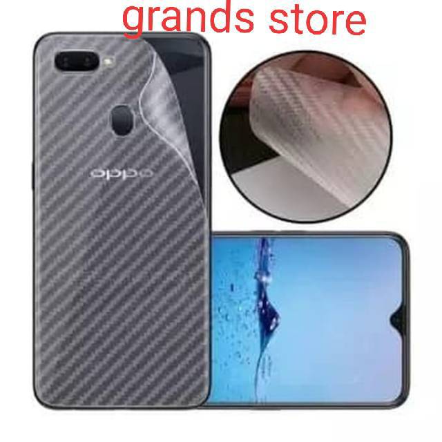 Skin karbon OPPO A5S Garskin back stiker carbon protect