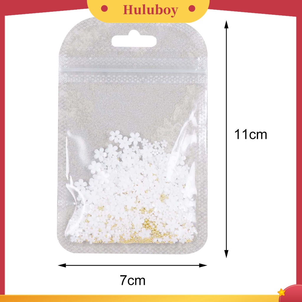 Huluboy Huluboy♡ 1 Pack Bunga Kecil Bahan Resin Untuk Dekorasi Nail Art