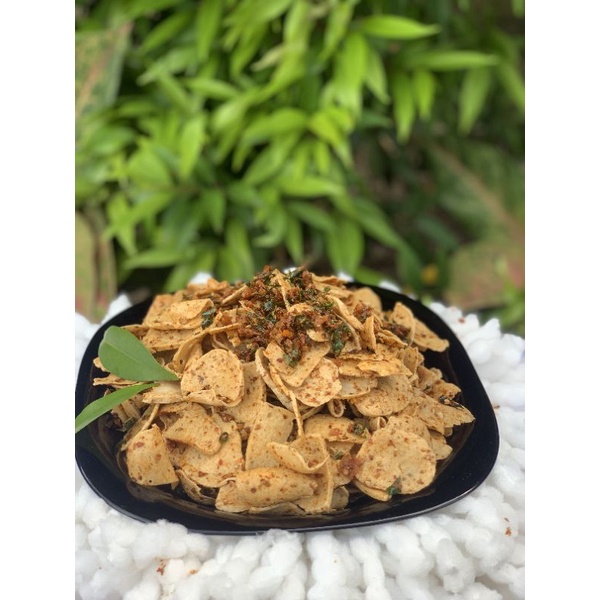 

Basreng pedas daun jeruk kemasan 50 gram