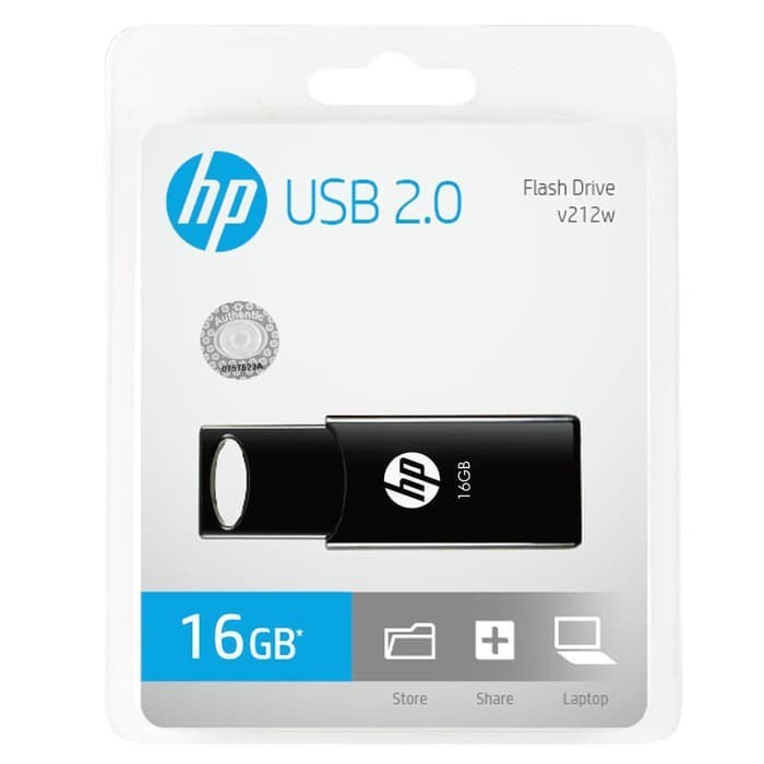 HP Flash Disk 16GB 32GB 64GB USB 2.0 V212W Garansi Resmi