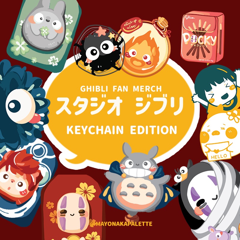 

Mayonaka Palette - Ghibli & Pig Keychain catalog