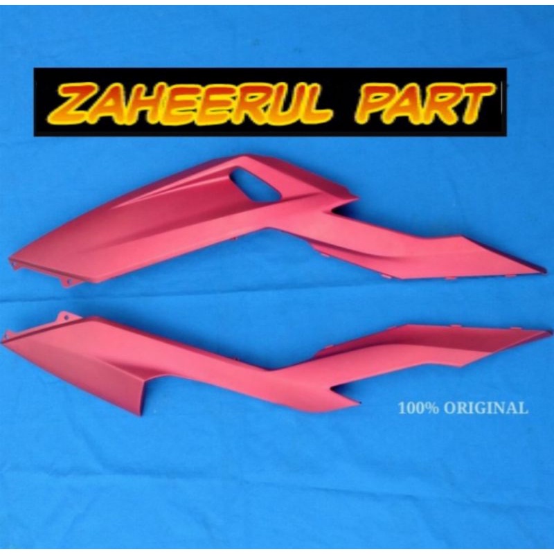 cover dek L r samping bawah Vario 125 150 baru merah doff