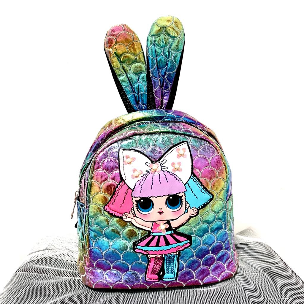 TAS ANAK MOTIF SISIK IKAN BUNNY EARS VEG0078 RANSEL BACKPACK BAG Shopee Indonesia